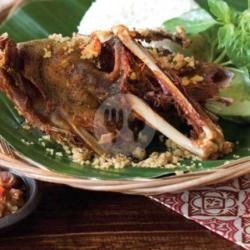 Bebek Penyet   Nasi   Cah Kangkung