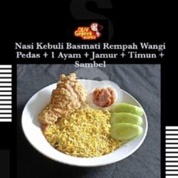 Free Ice Tea Nasi Kebuli   1 Ayam   Sambel Timun