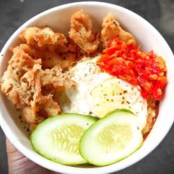 Rice Bowl Dori Crispy Sambal Bawang