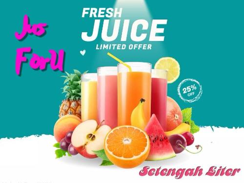 Jus ForU SeTENGAH Liter, Sukasari