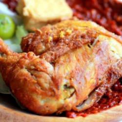 Paket 1 Nasi   2 Ayam Penyet   Tahu Tempe   Teh Es