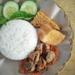 Nasi Penyetan Bakso