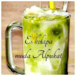 Paket Es Kelapa Muda Alpukat (a)