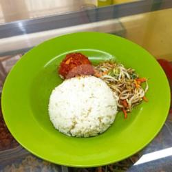 Nasi   Telor Bulat   Sayur