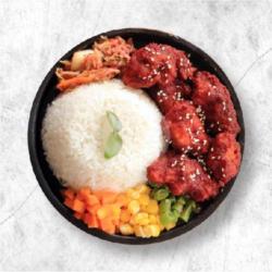 Spicy Korean Chiken   Rice