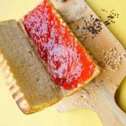 Roti Bakar Bandung Strawberry Pisang