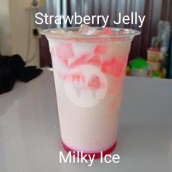 Strawberry Jelly Milky Ice