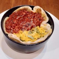 Butter Chiken,naan,saffron Rice Bowl