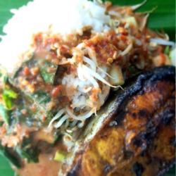 Nasi Pecel Patin Bakar