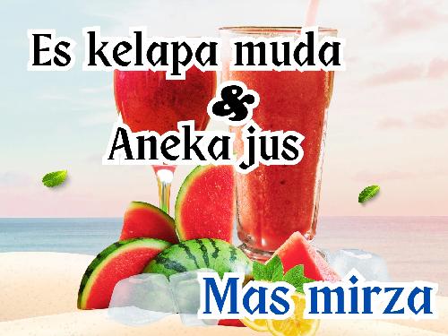 Es Kelapa Muda Dan Aneka Jus Buah Mas Mirza, Penataran