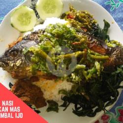 Nasi Ikan Mas Sambal Ijo   Es Teh