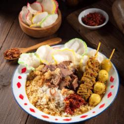 Nasi Gulai Sapi Double Special ( 2 Sate Special)