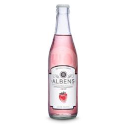 [ 21] Beer Albens Apple Strawberry Cider - 330 Ml