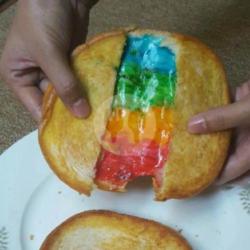 Roti Bakar Rainbow Moza