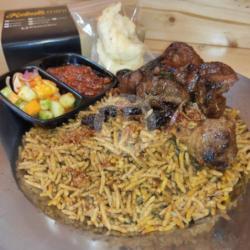 Kebuli Basmati-kambing Bakar