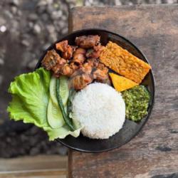 Lalapan Kepala Ayam   Nasi