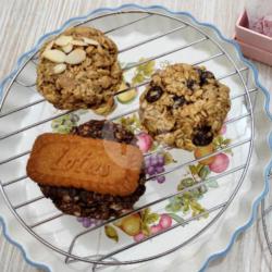 Plant Based Gluten Free Cookies - Double Dark Choco Lotus Biscoff