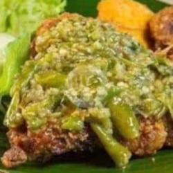 Ayam Penyet Sambal Ijo (ayam Saja)