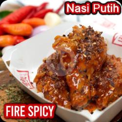 Fire Spicy X3   Nasi Putih