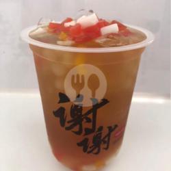 Lychee Tea With Popping Boba