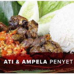 Paket Nasi Ampela Goreng