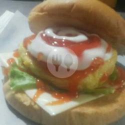 Burger Telur   Keju