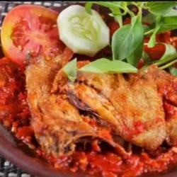Paket Ayam Goreng Penyet   Nasi