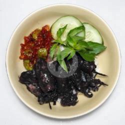 Nasi Cumi Item Sambel Pete