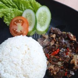 Nasi Paru Oseng Matah