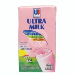 Susu Ultra Strawberry 125ml