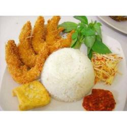 Lalapan Udang Crispy