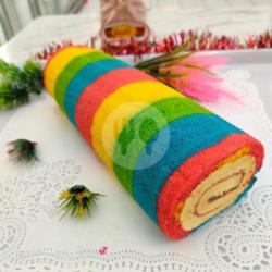 Roll Cake Pelangi