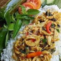 Nasi Bakar Kikil Pedas