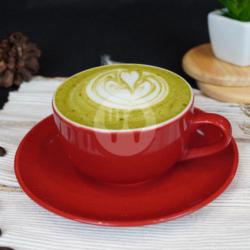 Hot Green Matcha Latte