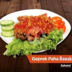 Ayam Geprek Sabana. Paket Ph Bawah Nasi .