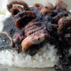 Nasi Cumi Tumis Telor Dadar