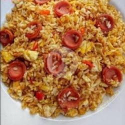 Nasi Goreng Sosis  Ayam Geprek/ Ayam Penyet