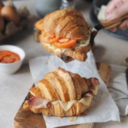 Bacon And Cheese Croissant