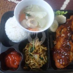 Nasi Chicken Katsu Saos Teriyaki