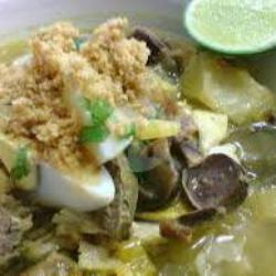 Nasi Soto Ayam Jeroan Rempelo Ati