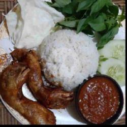 Nasi Lalapan Kepala Ayam