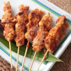 Paket Nasi Lima (5) Tusuk Ragey Sate Ayam Rica Khas Manado Diet Keto