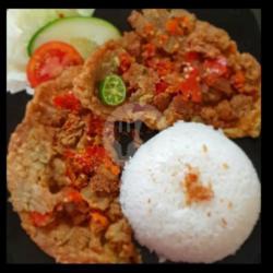 Nasi Plus Telor Dadar Geprek