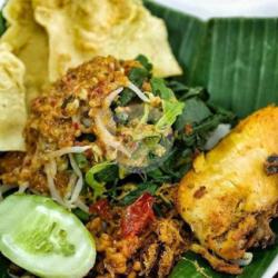 Nasi Pecel Lauk Ayam