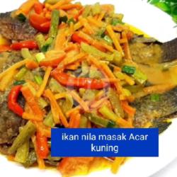 Ikan Nila Masak Acar Kuning Tanpa Nasi