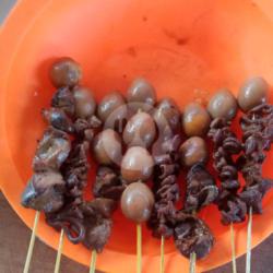 Sate Ati Ampela, Sate Usus, Sate Telor Puyuh