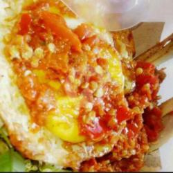 Telor Ceplok Sambel Gepuk