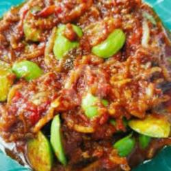 Sambal Teri  Pete Saja