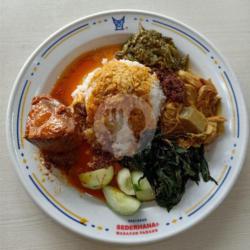 Nasi Rames Ikan Asam Pade