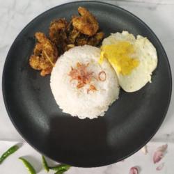 Nasi Udang Cabe Hijau Telur